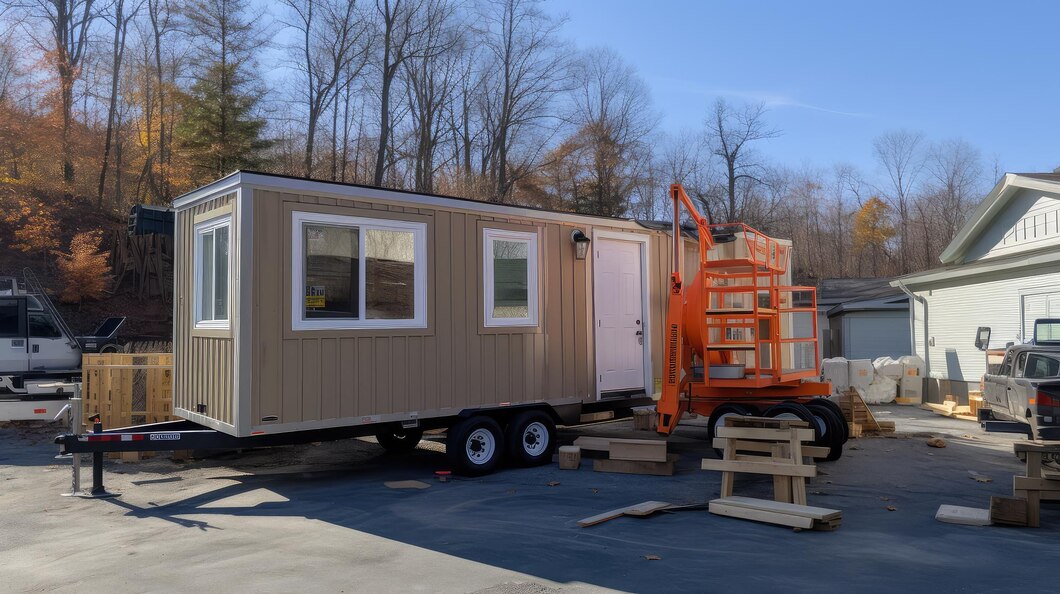 What happens to the land after a mobile home is removed?