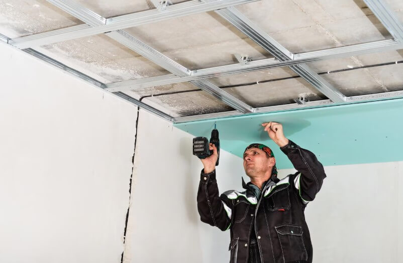 How to Remove Popcorn Ceiling in Double Wide Mobile Home