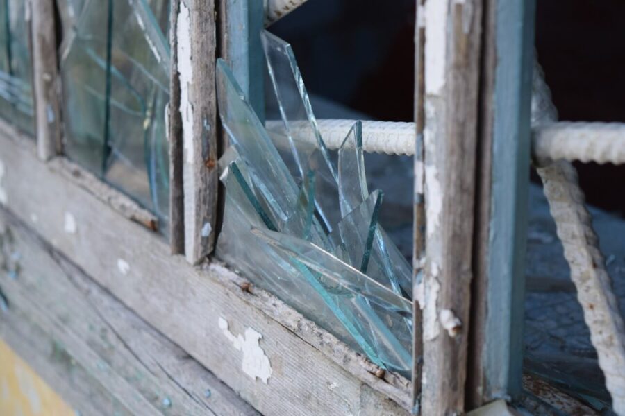 mobile home window seal failure after demoliton
