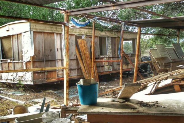 Can I demolish a mobile home myself