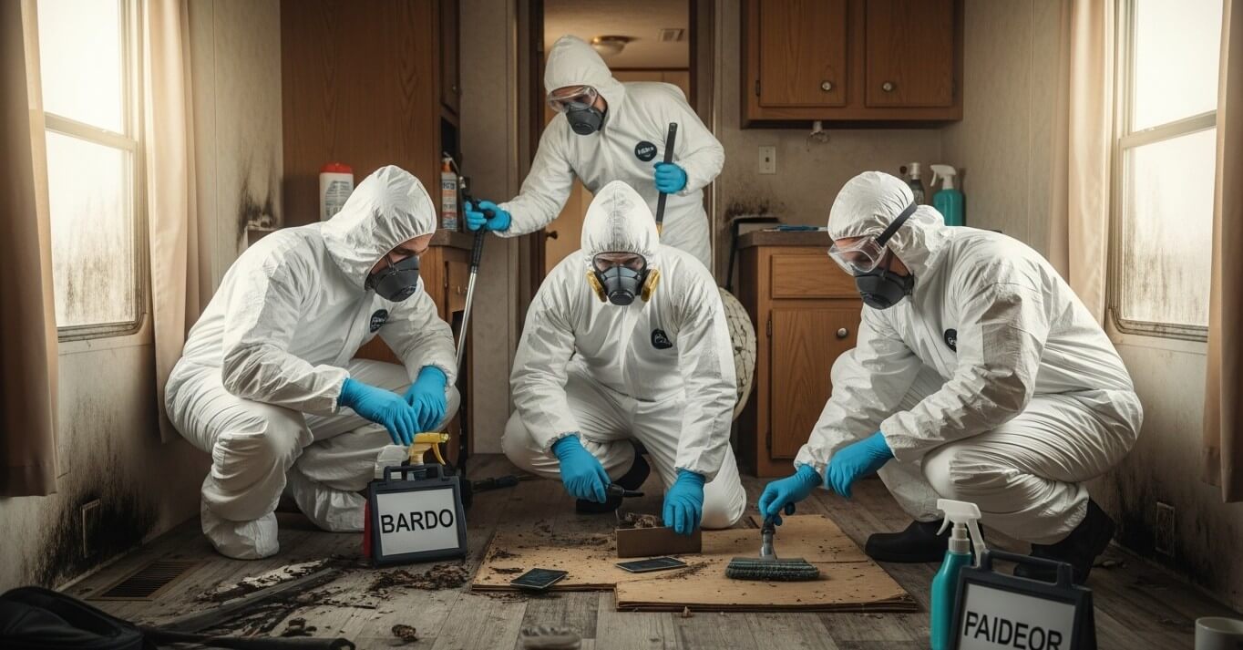 How to Remove a Mobile Home with Black Mold or Rodent Infestation