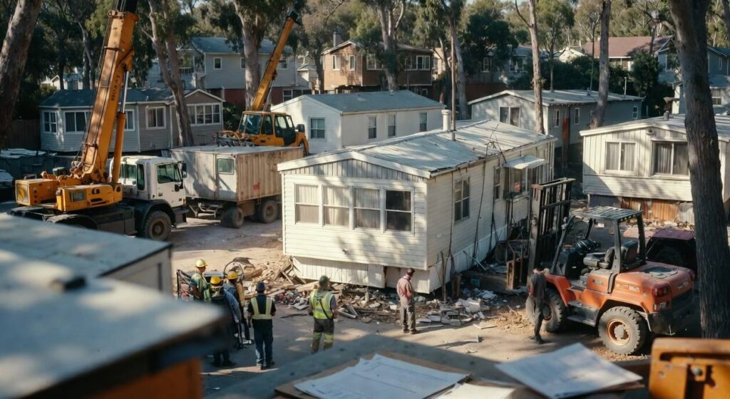 Moving or Demolishing a Mobile Home in a Park