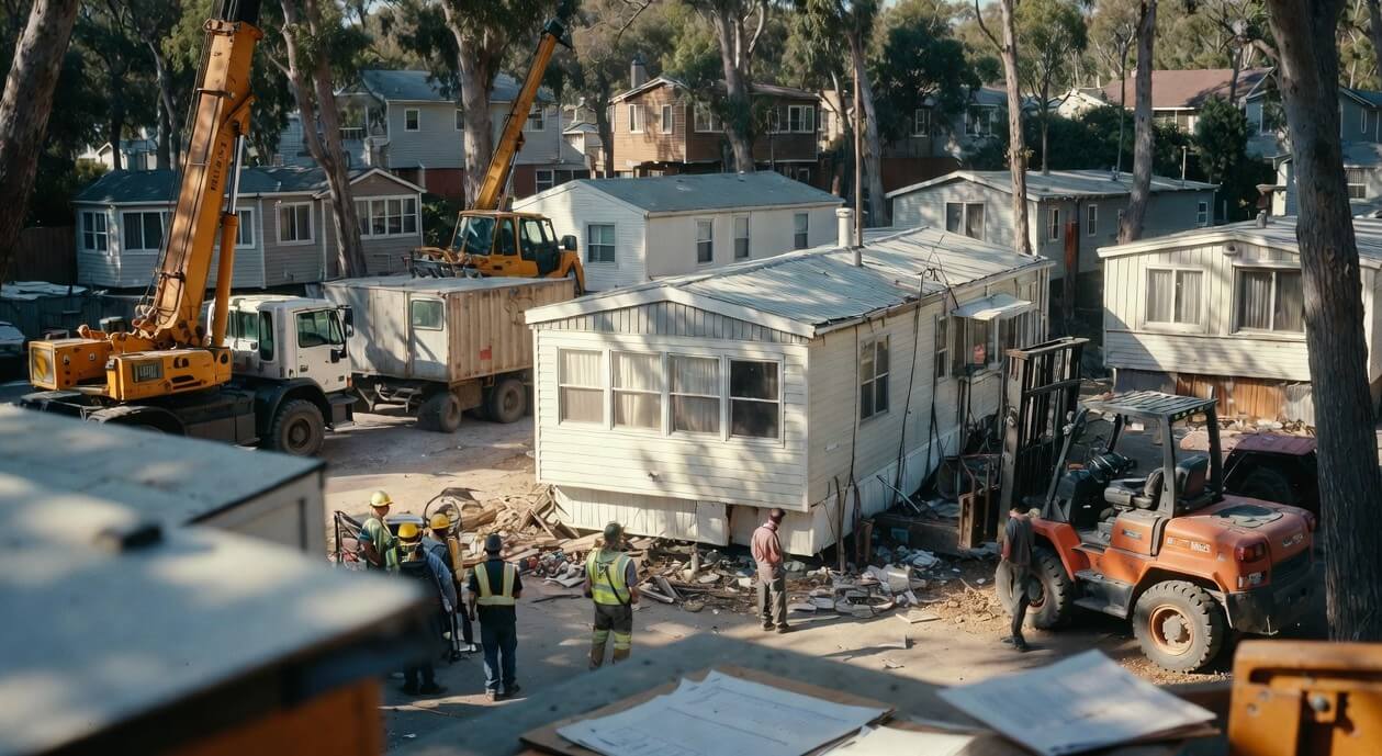 Moving or Demolishing a Mobile Home in a Park: What You Need to Know