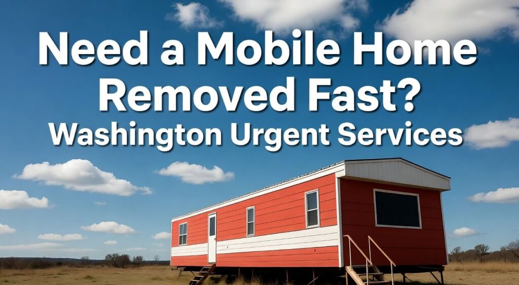 Need a Mobile Home Removed Fast