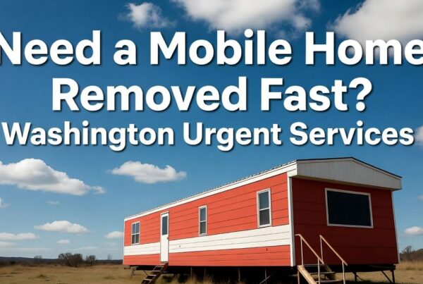 Need a Mobile Home Removed Fast